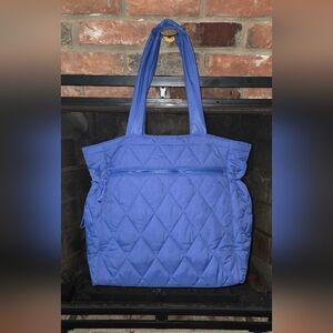 Vera Bradley Quilted Periwinkle Blue Tote
